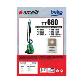 Arçelik S 6640 10 Adet Süpürge Torbası