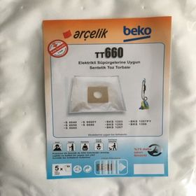 Arçelik S 6640 10 Adet Süpürge Torbası