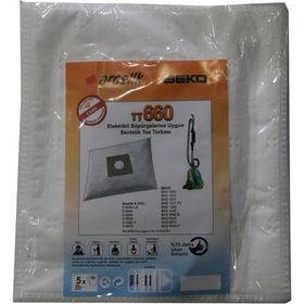 Arçelik S 6660 Elektrikli Süpürgeye Uygun Sentetik Toz Torbası