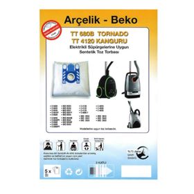 Arçelik S 6680 B 20 Adet Süpürge Torbası