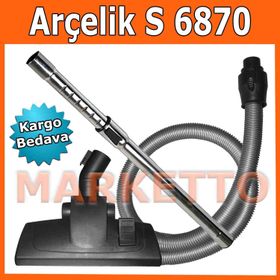 Arçelik S 6870 Çelik Telli Emici Başlık Boru Süpürge Hortumu