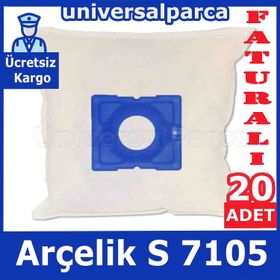 Arçelik S 7105 Bez 20 Adet Toz Torbası