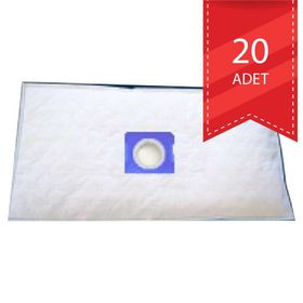 Arçelik S 980 Islak Kuru Süpürge 20 Adet Sentetik Toz Torbası