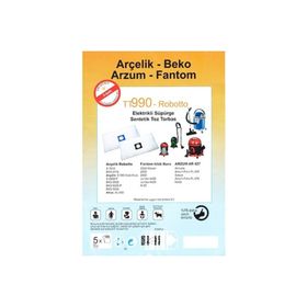 Arçelik S 980 ISLAK KURU Süpürge 5 Adet Toz Torbası