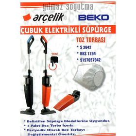 Arçelik S3642 - Beko BKS1294 Dik Süpürge Bez Toz Torbası