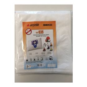 Arçelik S6300-S6350-S6360-S6380Y-S6355 5 Adet Bez Toz Torbası