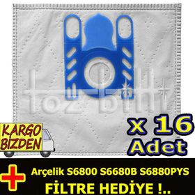 Arçelik S6800 S6680B S6880PYS Toz Torbası