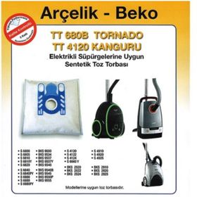 Arçelik S6880PY Süpürge Torbası