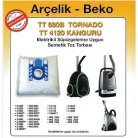 Arçelik S6880PY Süpürge Torbası