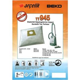 Arçelik S911 Elektrikli Süpürge Uyumlu Toz Torbası