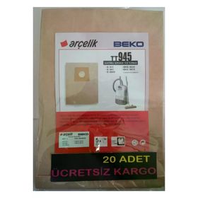 Arçelik S911 S 941 S6945 20 Adet Kağıt Süpürge Toz Torbası