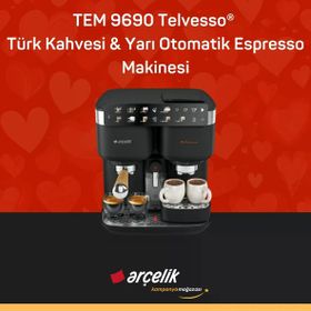 Arçelik TEM 9690 Telvesso Türk Kahvesi ve Espresso Makinesi