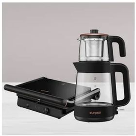 Arçelik TM 6046 CS - CM 6964 S Resital Siyah 2'li Mutfak Seti