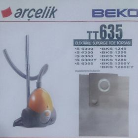 Arçelik TT635 Elektrikli Süpürge Torbası