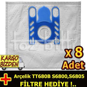 Arçelik TT680B - S6800 - S6805 Toz Torbası