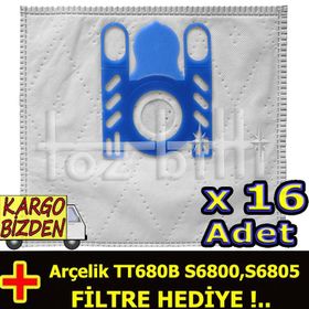 Arçelik TT680B - S6800 - S6805 Toz Torbası
