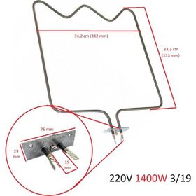 Arçelik Uyumlu ARF9680TI Fırın Alt Rezistansı