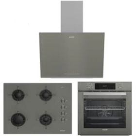 Arçelik Yeni Grion AFC 340 G - 651 EG - ADE 606 2G 3'lü Gri Ankastre Set