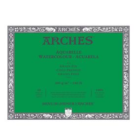 Arches 23x31 cm 300 gr 20 Yaprak Blok Cold Press Sulu Boya