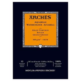 Arches Blok Defter Kalın Doku 300 g A3 12 Yaprak Sulu Boya Kağıdı