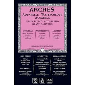 Arches Düz Doku 300 gr A4 12 Yaprak Sulu Boya Defteri