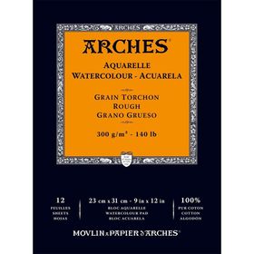 Arches Kalın Doku 300 gr A4 12 Yaprak Sulu Boya Defteri