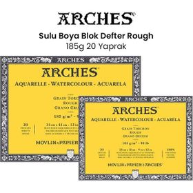 Arches Rough 185 gr 20 Yaprak Sulu Boya Blok Defter