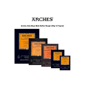 Arches Rough 300 gr 12 Yaprak Sulu Boya Blok Defter