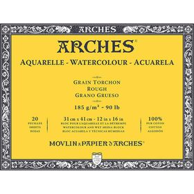 Arches Rougrh 185 gr 20 Yaprak 31x41 cm Sulu Boya Defteri