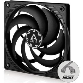 Arctic AR-ACFAN00187A P12 Slim PWM PST 120 mm 4pin PST 2100RPM Siyah Çerçeve Siyah Kanat Kasa Fanı
