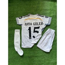 Arda. Güler Real. Madrid. 15 Numara 3 Parça Beyaz Çocuk Futbol Forması