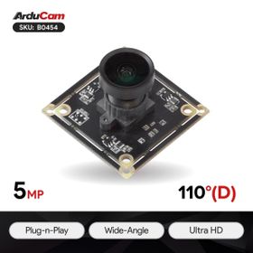 Arducam OV5648 5 MP Geniş Açılı M12 Lensli ve Tek Mikrofonlu USB Kamera Modülü