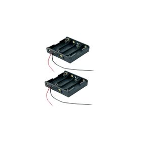 Arduino 2 Adet 4'lü AA Kalem Kalın Pil Pil Yatağı Pil Yuvası Pil Kutusu