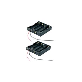 Arduino 2 Adet 4'lü AA Kalem Kalın Pil Pil Yatağı Pil Yuvası Pil Kutusu