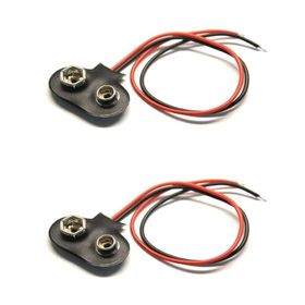 Arduino 9 V 2 Adet Pil Başlığı Bağlantı Kablosu Jack Soket