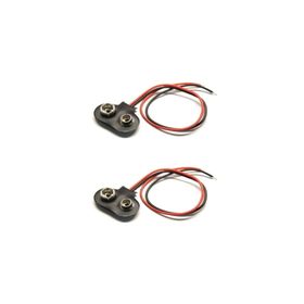 Arduino 9 V 2 Adet Pil Başlığı Bağlantı Kablosu Jack Soket