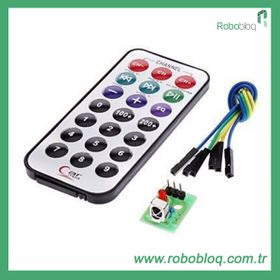 Arduino Kızılötesi IR Alıcı Verici Kumanda Seti