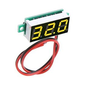 Arduino Mini Digital DC 0-100 V 3 Kablolu 0.28 inç Voltmetre