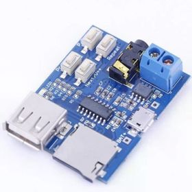 Arduino MP3 Çalar Amplifier Stereo Amfi Dekoder Modülü Mono 3W Devre