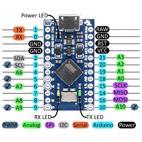 Arduino Pro Micro 5V - Klon