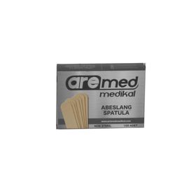 Aremed 100 Adet Abeslang Ağda Çubuğu Tahta Dil Basacağı