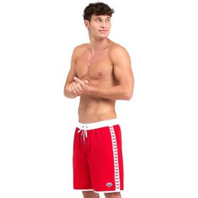 Arena 004298410 Icons Team Stripe Kırmızı Erkek Bermuda Şort