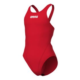Arena 004764450 Kırmızı Team Swimsuit Swim Tech Solid Çocuk Yüzücü Mayosu