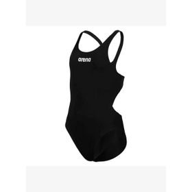 Arena 004764550 Siyah Team Swimsuit Swim Tech Solid Çocuk Yüzücü Mayosu