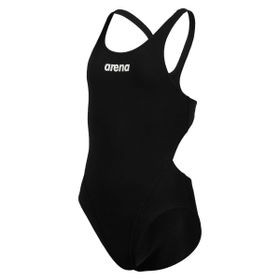 Arena 004764550 Siyah Team Swimsuit Swim Tech Solid Çocuk Yüzücü Mayosu