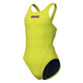 Arena 004764650 Yeşil Team Swimsuit Swim Tech Solid Çocuk Yüzücü Mayosu