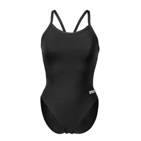 Arena 004766550 Team Swimsuit Challenge Solid Kadın Siyah Yüzücü Mayosu