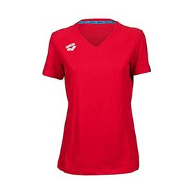 Arena 004892400 Team Panel Kırmızı Günlük Stil Kadın T-shirt