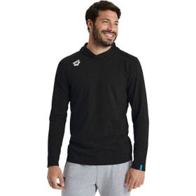 Arena 004903555 Team Hooded Panel Siyah Günlük Stil Erkek T-shirt