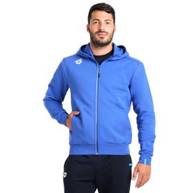 Arena 004906800 Team Hooded Panel Mavi Günlük Stil Erkek Ceket